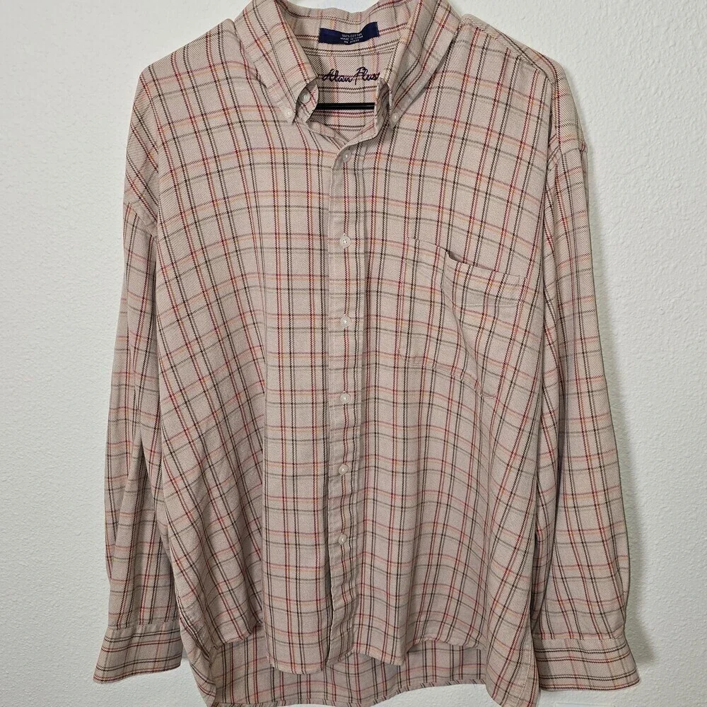 Alan Flusser XL Plaid Button Up Shirt Killer Klowns From Outer Space Graphic - Picture 5 of 9